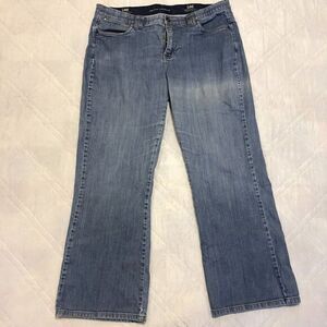 Lee‎ platinum label gap free waistband blue jeans 16 short